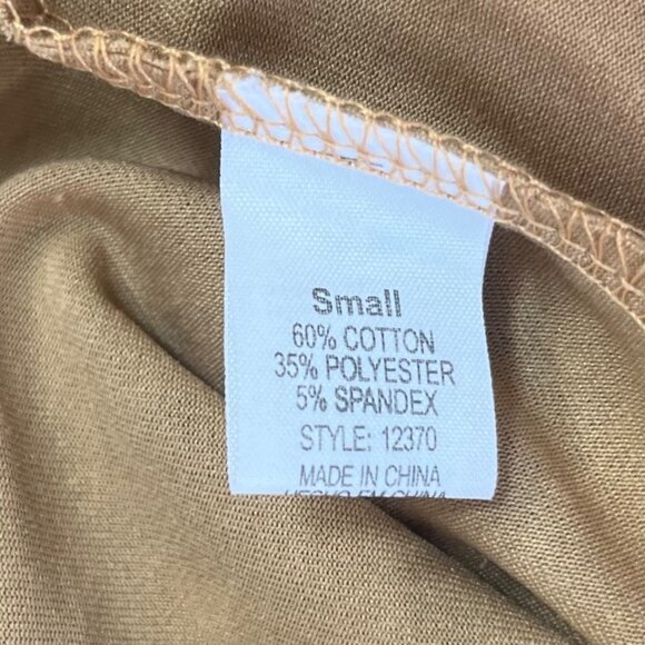 Poof Apparel Leopard Print Dress Small Brown New Lace-Back - Picture 9 of 10